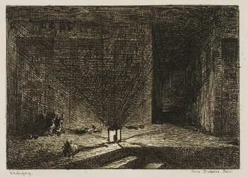 Interior de una Posada (El Corredor de una Posada)