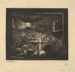 Durmiendo a bordo del barco, 1861