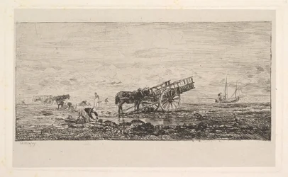 La playa de Villerville, 1837-78