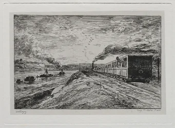El viaje en barco: La partida El regreso, 1861