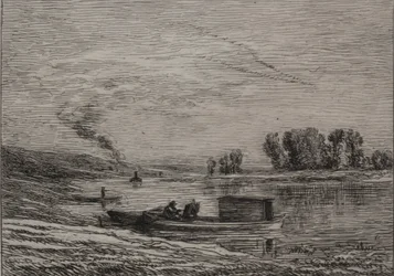 El barco en Conflans, 1866