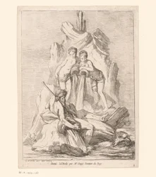 Fuente con dos ninfas y un dios del río
Fuentes (título de la serie)
Fontaines (título de la serie)