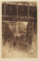 Calle Cherry, N.Y.