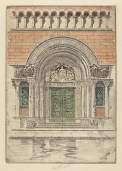 La puerta, San Bartolomé, 1909