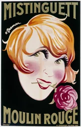 Mistinguett en el Moulin Rouge