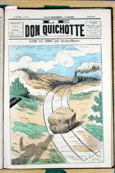 Portada de "Le Don Quixote", número 111, Satírico en Colores