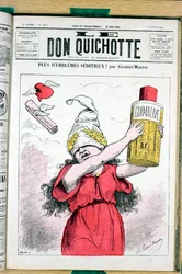 Portada de "Don Quijote", número 215, Satírico en Colores