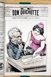 Portada de "El Don Quijote", número 241, Satírico en Colores