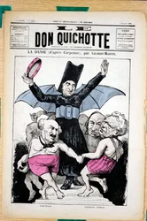 Portada de "Don Quijote", número 294, Satírico en Colores
