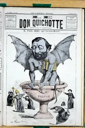 Portada de "Don Quijote", número 389, Satírico en Colores
