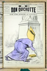 Portada de Le Don Quixote, número 925, Satírico en Colores