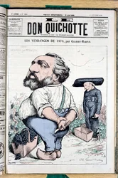 Portada de "Don Quijote", número 225, Satírico en Colores