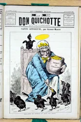 Portada de "Don Quijote", número 440, Satírico en Colores