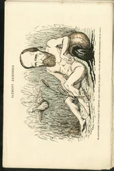 Ilustración de Charles Gilbert-Martin (1839-1905) en “Contemporary Grimaces”