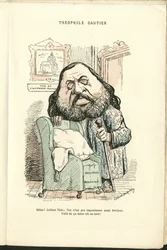 Ilustración de Charles Gilbert-Martin (1839-1905) en Contemporary Grimaces