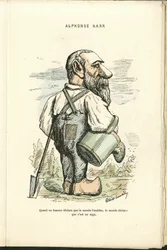 Ilustración de Charles Gilbert-Martin (1839-1905) en Contemporary Grimaces
