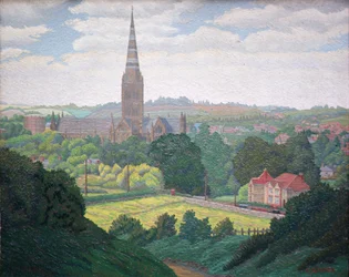 Catedral de Salisbury (óleo)