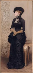 Francés: Femme aux gants, conocida como La Parisienne