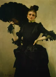 Retrato de Madame Closmenil por Charles Giron (1850-1914)