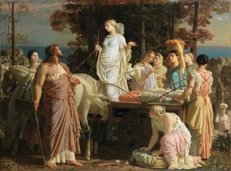 Ulises y Nausícaa, c. 1853