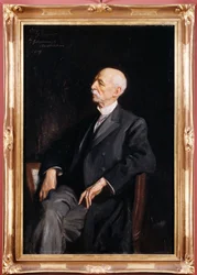 Manuel Patricio Rodríguez García sentado en un sillón