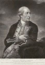Retrato de George Farmer (1732-79) Capitán del HMS 