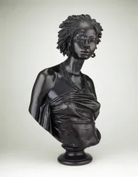 Busto de una mujer africana, 1851
