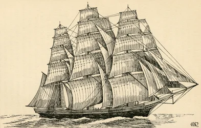 Un clipper de té, 1931