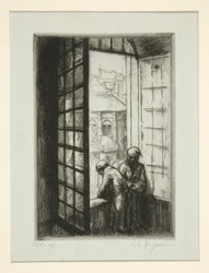 Una ventana del antiguo Hôtel-Dieu