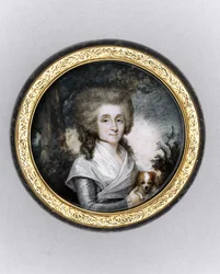 Caja con Retrato de una Mujer, c.1785