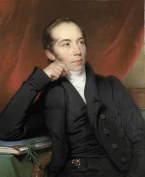 Retrato de Pieter Ernst Hendrik Praetorius, corredor, dibujante y pintor. Presidente del Consejo del Rijksmuseum 1852-74