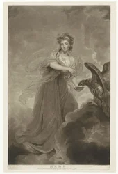 Retrato de Sophie Musters como Hebe Hebe (título sobre objeto)