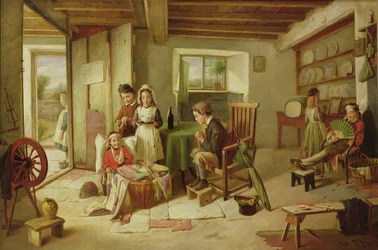 Hospital para soldados heridos que regresan de Egipto, 1886