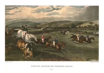 Vale of Aylesbury Steeple Chase, Placa 1, c1836, c1955