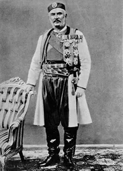 Nicolás I, rey de Montenegro, hacia 1913