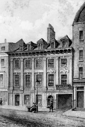 Residencia de John Hoole, Great Queen Street, Lincolns Inn Fields, Londres, 1840