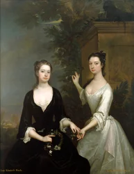 Lady Elizabeth y Lady Henrietta Finch, c. 1730-c. 1731