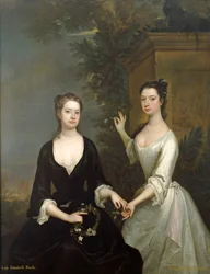 Lady Henrietta y Lady Elizabeth Finch, c.1732 (óleo sobre lienzo)