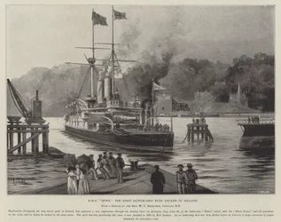 HMS Howe, el Primer Buque de Batalla que Atracó en Irlanda