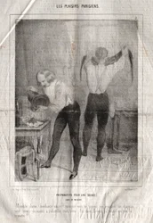 Los placeres parisinos: Preparativos para una velada. Lujo y miseria. ¡Maldita pluma! ¡Tinta mala!...