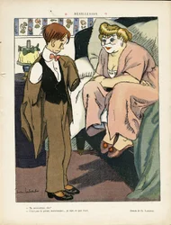 Ilustración de Chas-Laborde (1886-1941) en Le Lire, 30/11/12 - Desilusión - Prostitución