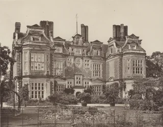 Swateley Hall, Uxbridge, el Frente del Jardín