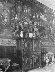 El tapiz de Atalanta en el vestíbulo