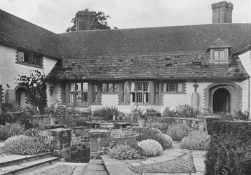 El patio del jardín
