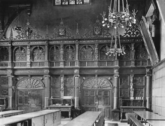 El Panel del Salón en Trinity College, Cambridge
