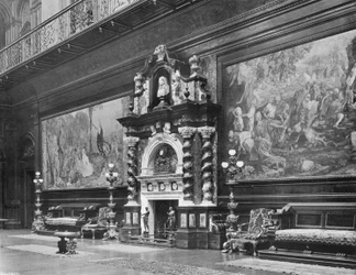 El lado sur del salón