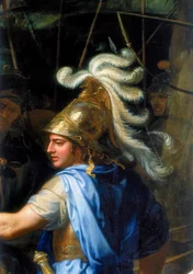 Alejandro Magno y Porus, (detalle), 1673