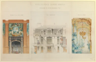 Proyecto para el hotel de Prince Georges Bibesco