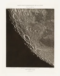 Carte photographique de la lune, planche XII.A (Carta fotográfica de la Luna, plancha XII.A),11 de octubre