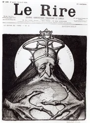 Caricatura de la familia Rothschild de «Le Rire», 16 de abril de 1898
